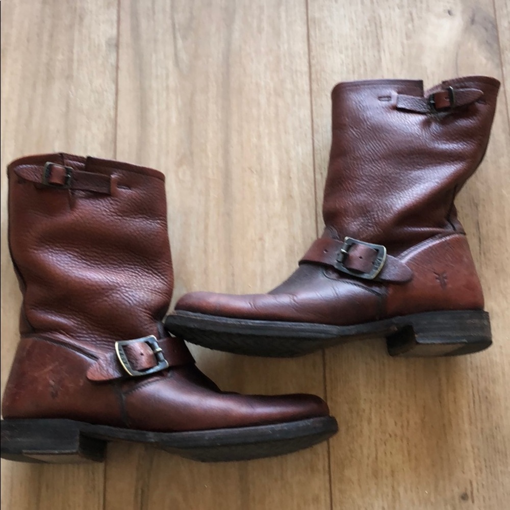Frye Leather Moro Boots, size 8.5